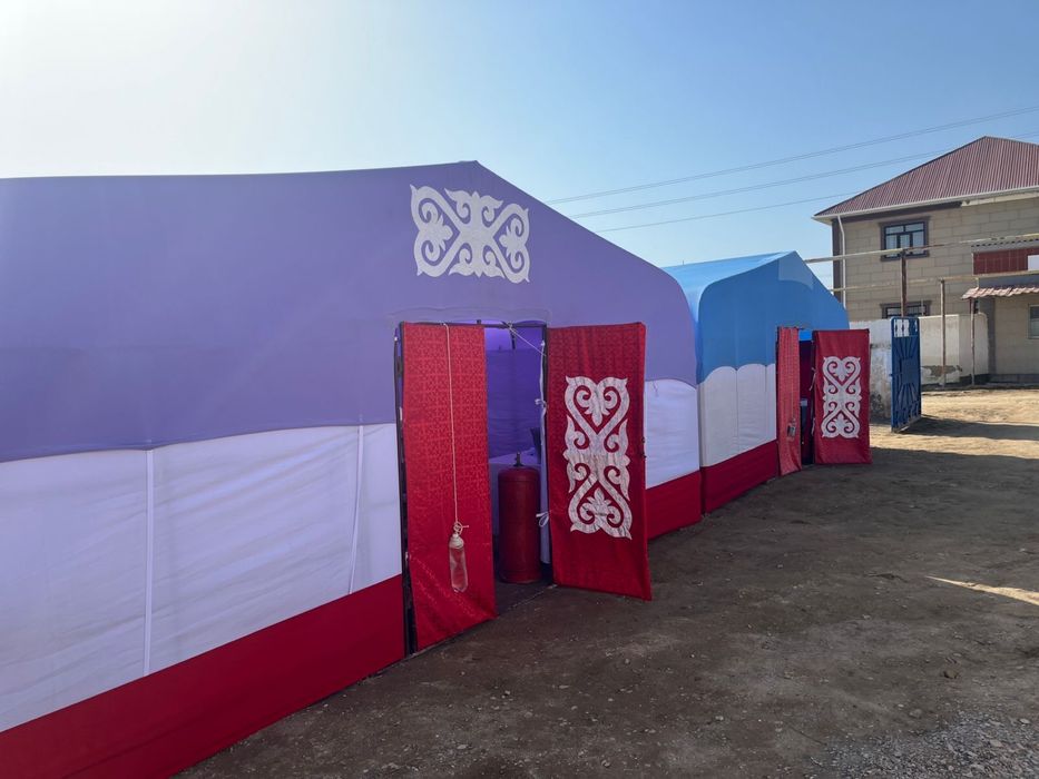 Юрта. Ағаш үй. Темір үй. Палатка