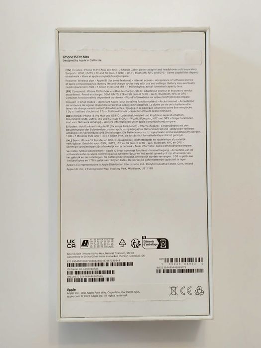 iPhone 15 Pro Max 512 GB, Natural Titanium