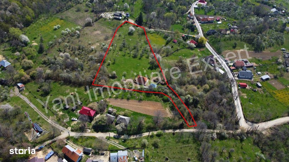 Casă + 10.156 mp teren de vânzare în comuna Valea Iașului, jud Argeș.