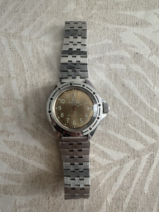 Командирские (оригинал) часы рабочие Восток 17 камней