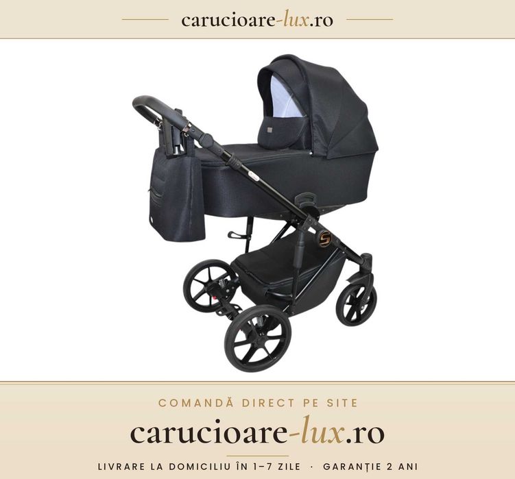 Cărucior 4 în 1 Sojan Stilo Standard Gri Antracit – carucioare-lux.ro