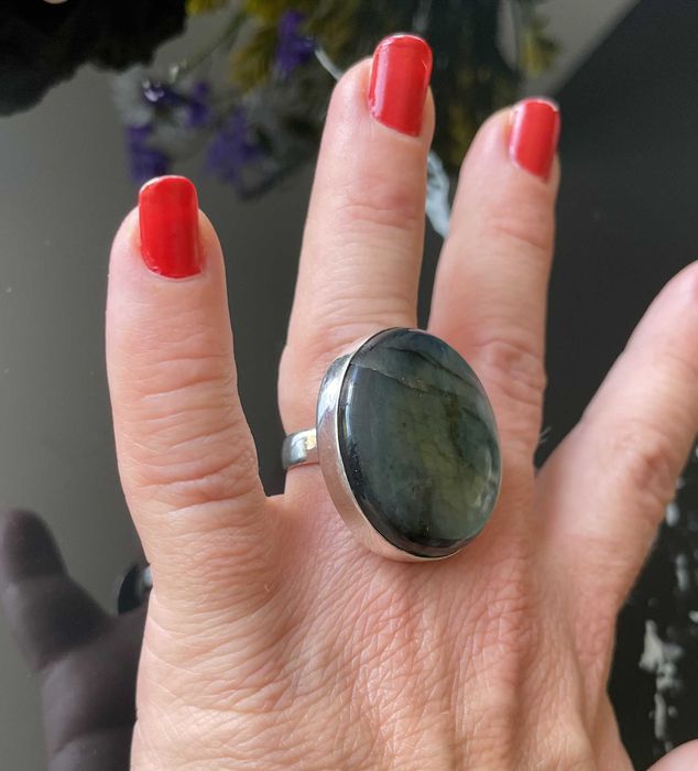 Inel Argint 925 cu Piatra Semipretioasa Labradorit