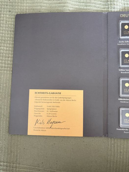 Set numismatic AUR Germania