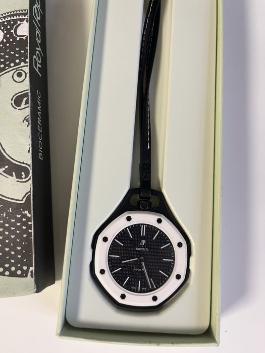 Ceas AP x Swatch Royal Pop Ocho Negro