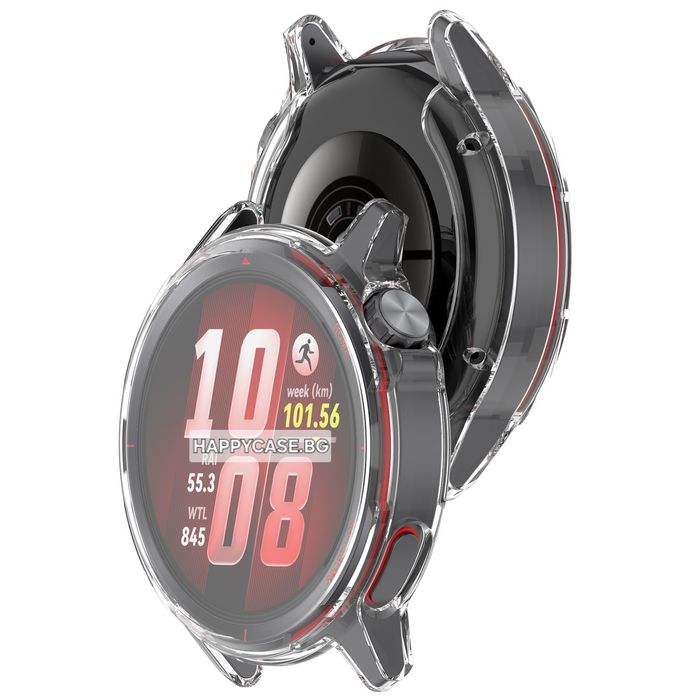 Huawei Watch GT Runner 2 / GT Runner / 360° Мек силиконов кейс с протектор за екран
