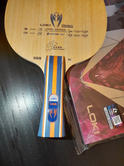 Paleta profi Loki Kirin K1 Rxton1 ping pong