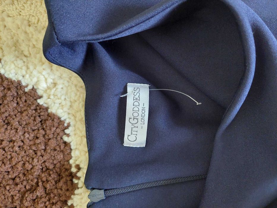 Rochie midi, bleumarin marimea 36, NOUA