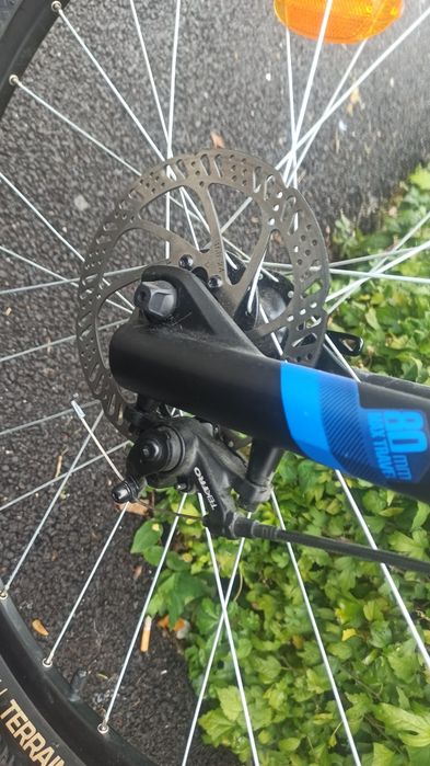 Vand Rockrider ST 120 unisex, marimea M negru fumuriu, roti 27.5 inch