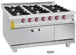 ARAGAZE pe GAZ cu 2,FOC,3, 4, 6, și 8 FOCURI Mari cu CUPTOR / Dotări