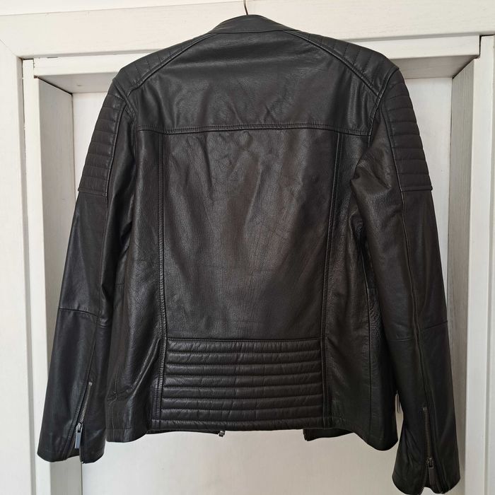 НАМАЛЕНИЕ на черно кожено яке/ест. кожа/-рокерски тип-99лв.от 149лв.