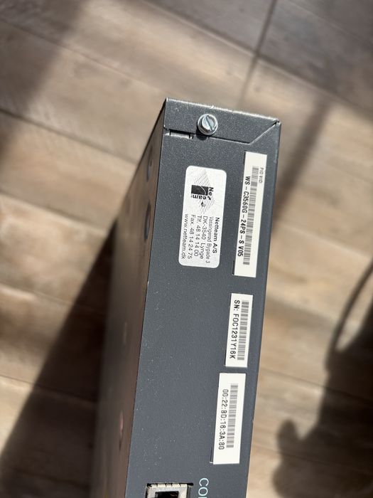 Switch Cisco Catalyst 3560G 24 porturi gigabit PoE 370W