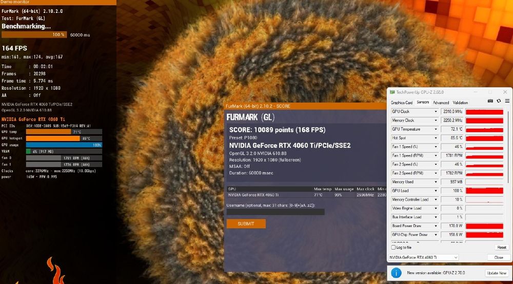 RTX 4060TI 16GB Palit JetStream