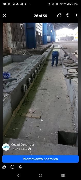 case la roșu, fundații hale,terasamente