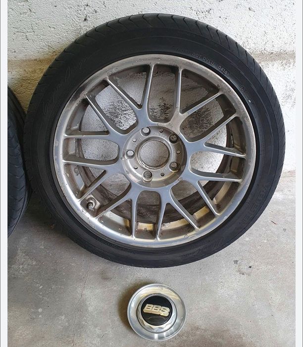 7.4 кг BBS RC304 най-леките джанти за BMW 17" 5x120 8J17 с гума спорт