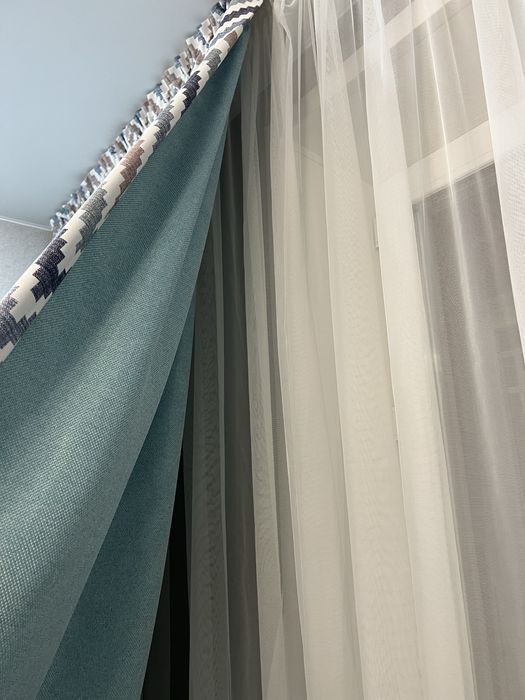 Продам шторы с тюлем