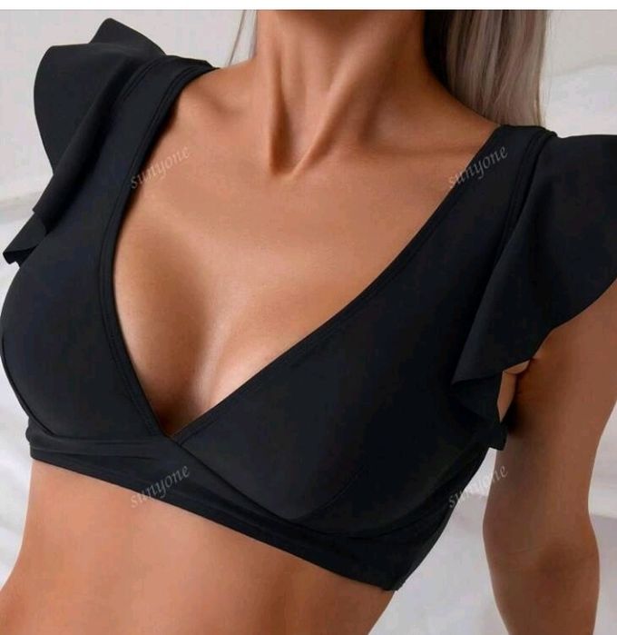 Sutien negru costum de baie