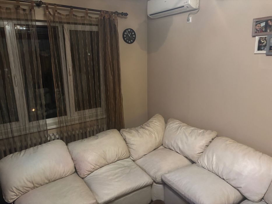 Холна гарнитура ъглова,кожа