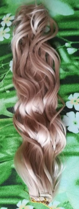 Накладки для волос на клипсах