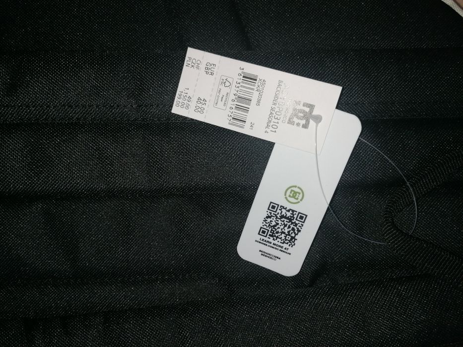 Rucsac DC Shoes Backsider Seasonal nou cu etichetă