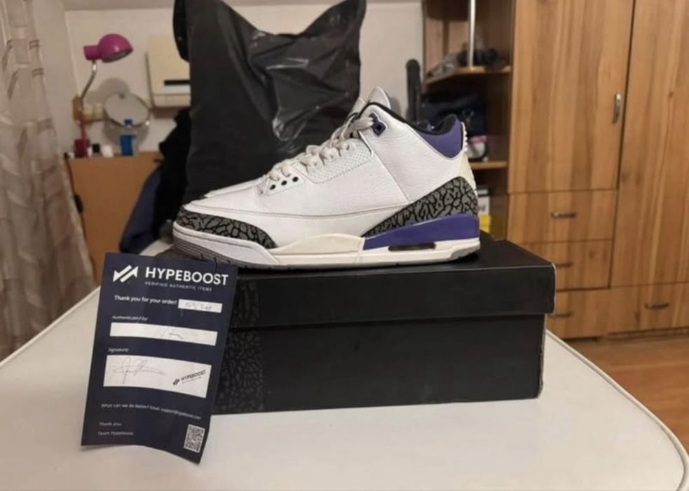 Jordan 3 Dark Iris