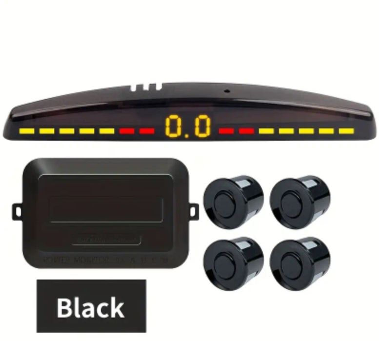 Kit senzori de parcare auto, negru