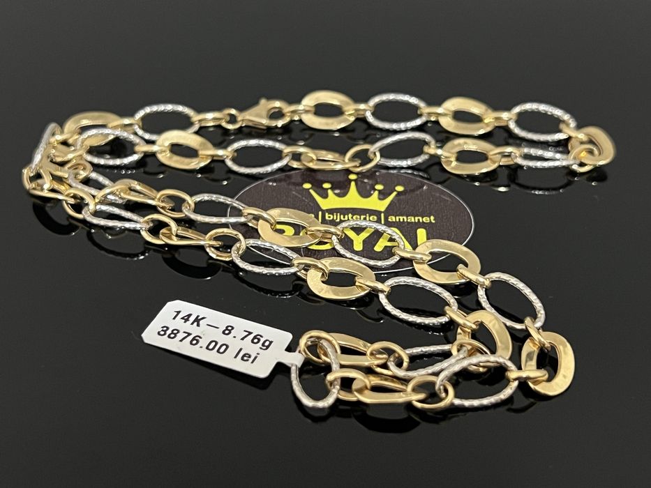 Bijuteria Royal CB : Lant aur 14K 585  8,76 grame