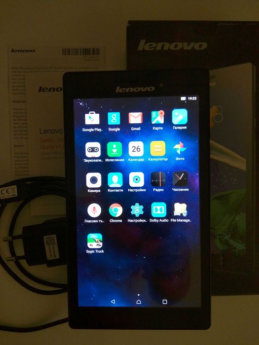 Таблет Lenovo Tab 2 A7-10F с инсталирани навигации