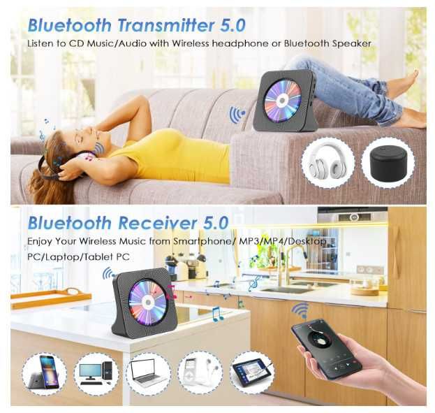 Gueray мултифункионален CD / DVD плейър