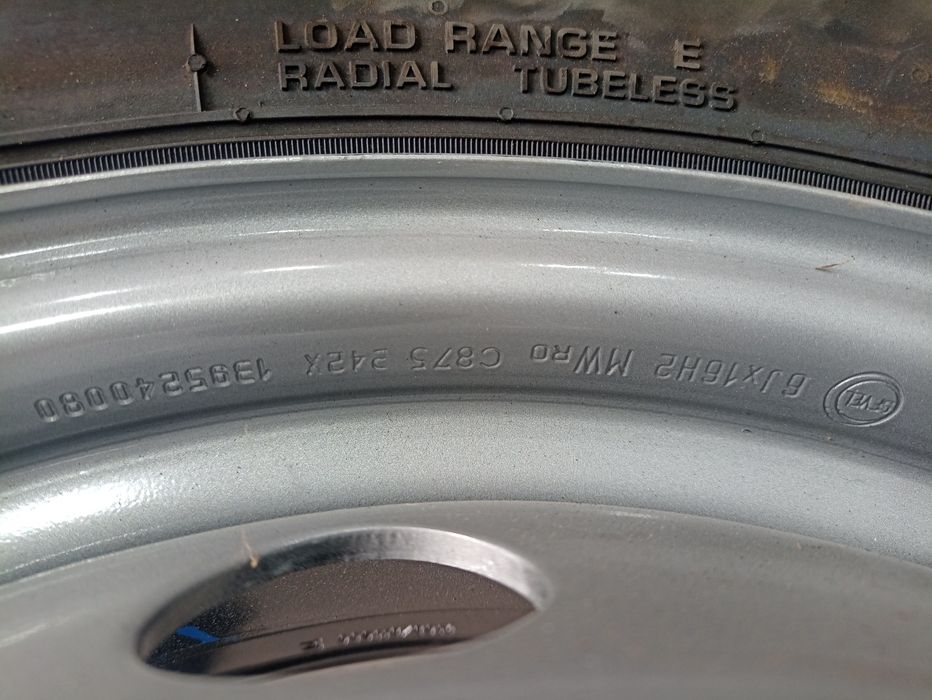 4 jante R16 compatibile Fiat Ducato echipate Nexen 215/75 R16C dot5023