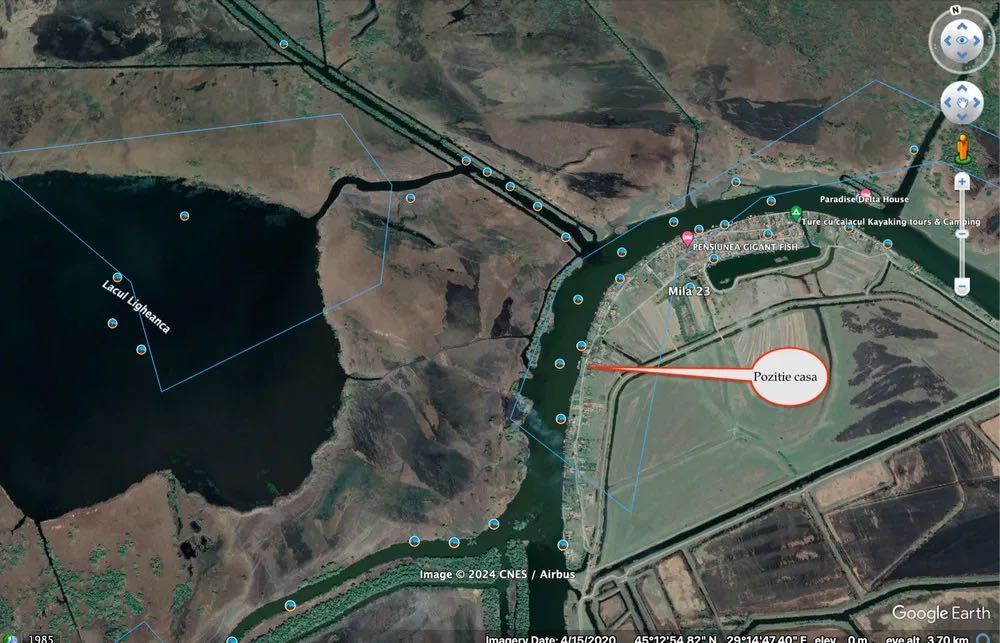 Vand casa cu teren 1000mp Mila 23