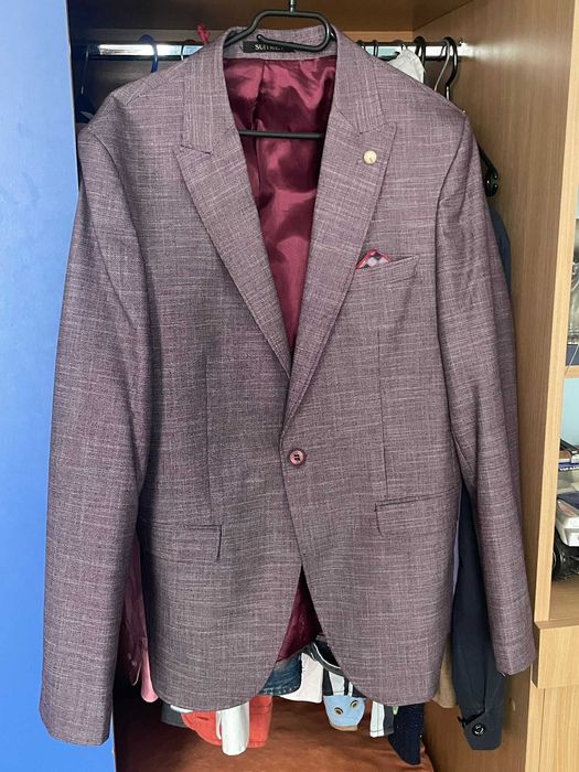 Sacou de costum, marimea M-L (170-180 cm, 70-78 kg)