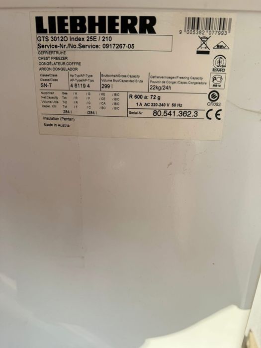 Lada frigorifica LIEBHERR