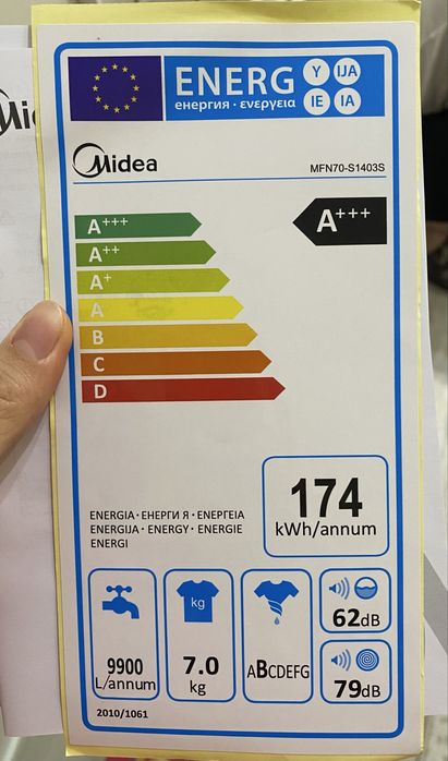 Стиральная машина midea.