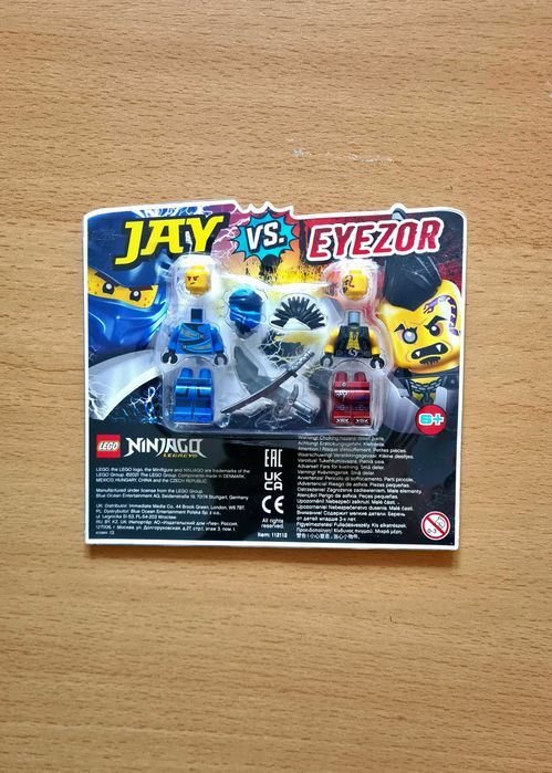 Jay vs Eyezor blister pack, Lego Ninjago