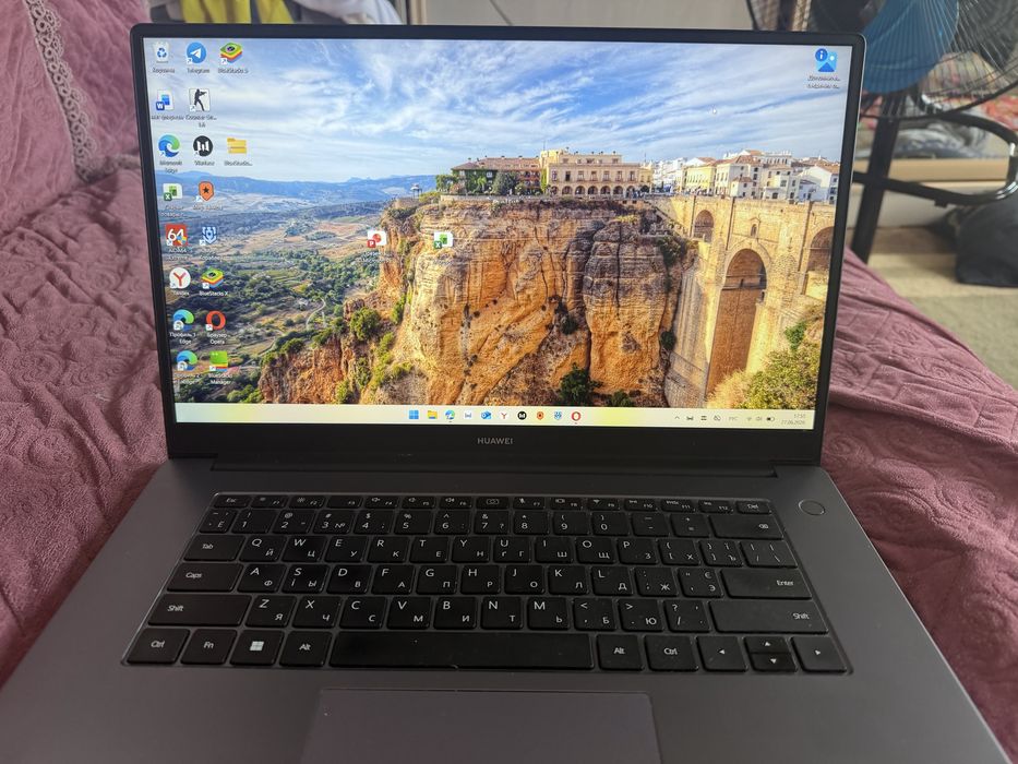 Ноутбук Huawei Matebook D15 Intel Core i7. Ноутбук для учебы.