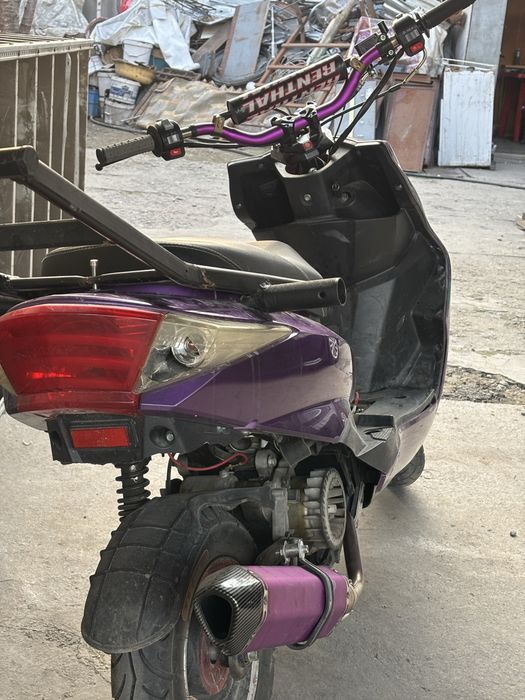 Мопед м8 про фиолетовый