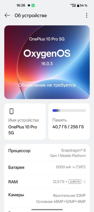 OnePlus 10Pro 256/12