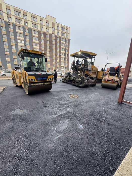 Асфальтирование Асфальт Укладка асфальта