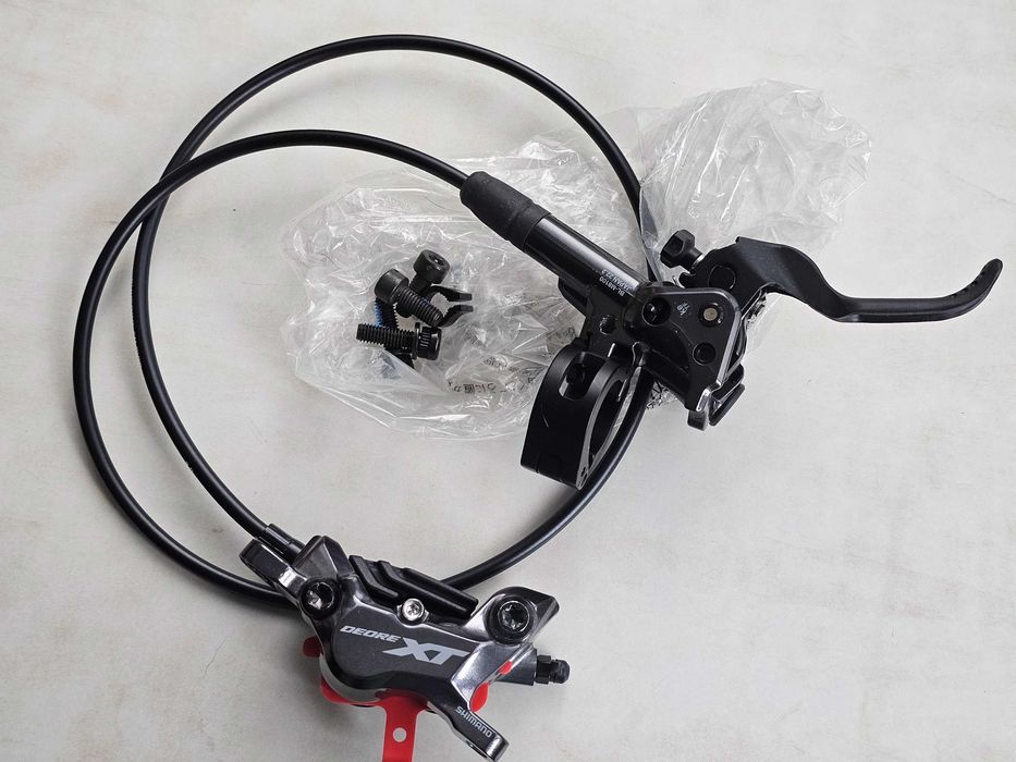 Frana fata shimano XT BR-M8120  noi 2 , 4 pistoane BL-M8100 BR-M8100 si BL-T8100