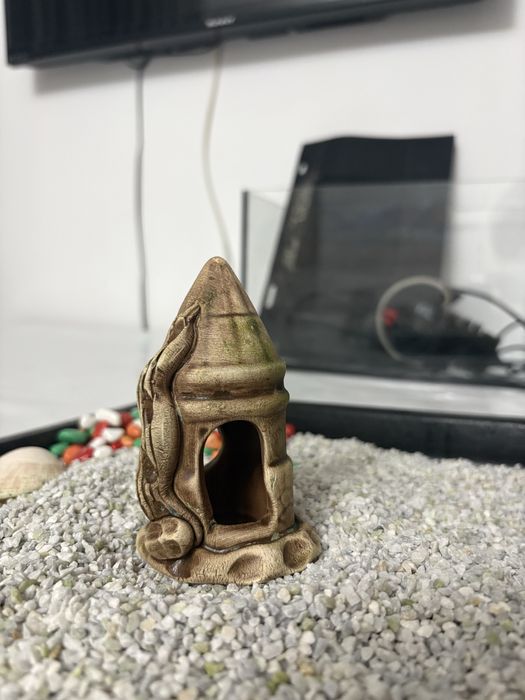 Аквариум+ декаративные фигурки