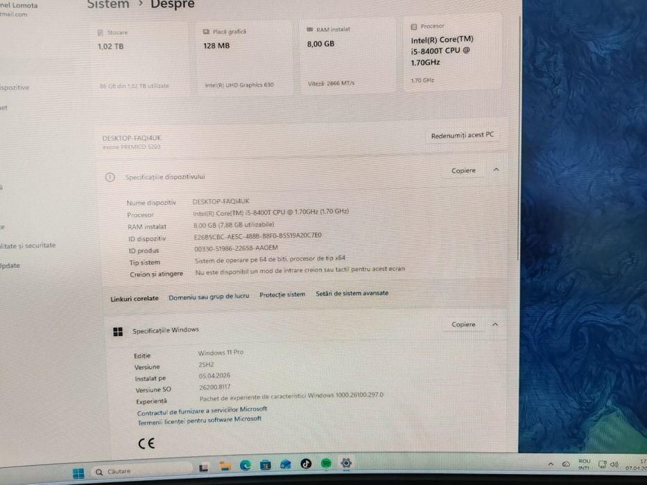 Exone Premico 5203 i5-8400T