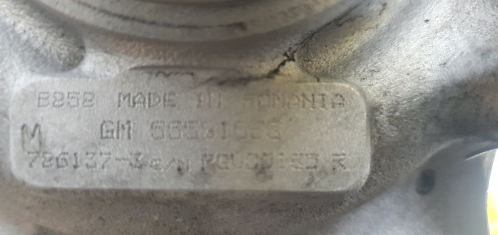 Turbo Opel Astra J 2.0cdti Opel Zafira C, turbo opel Insignia 55581063