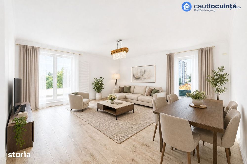 Apartament spectaculos 3 camere|89 mp+terase 55 mp| Parcare subterana — fotografia 1