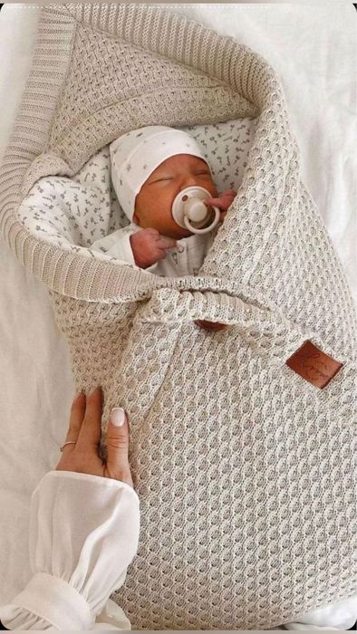 Конверт одеяло loomknits