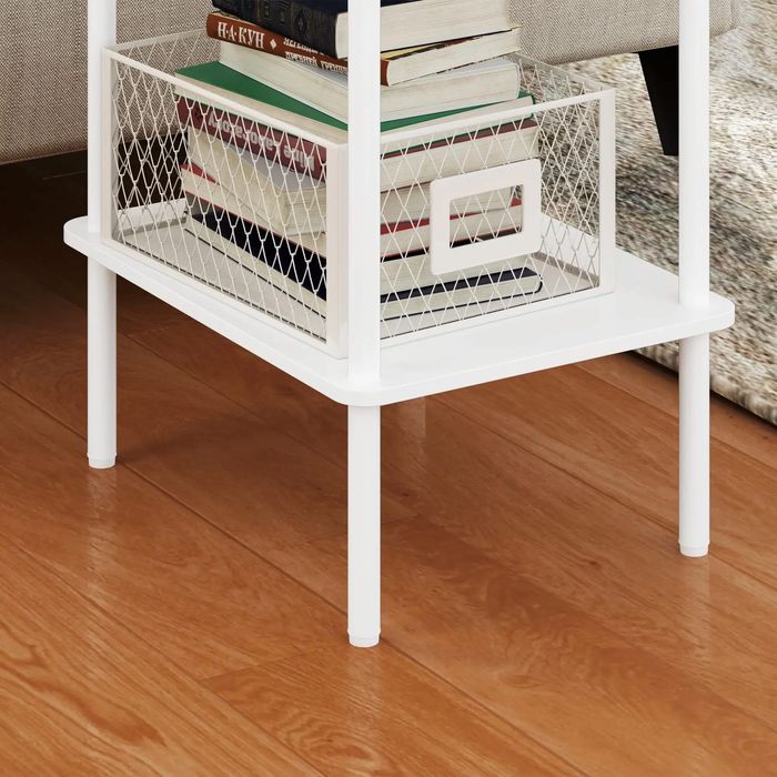 HOMCOM Модерна странична маса на 2 нива