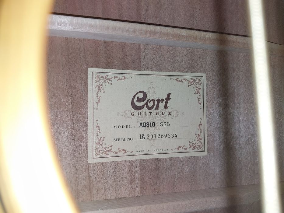 Гитара cort Новая