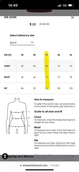 Elisabetta Franchi оригинални рокля и пола М размер