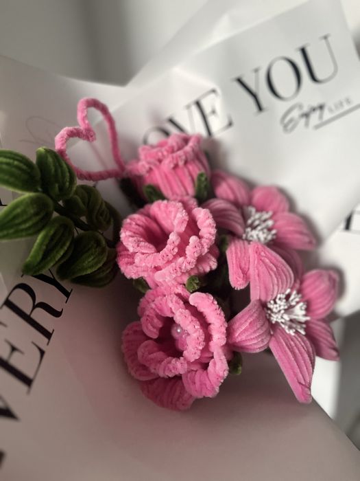 Buchet de flori handmade