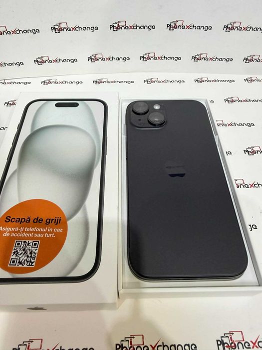 iPhone 15 Black Neverlocked 128GB NOU(activat)