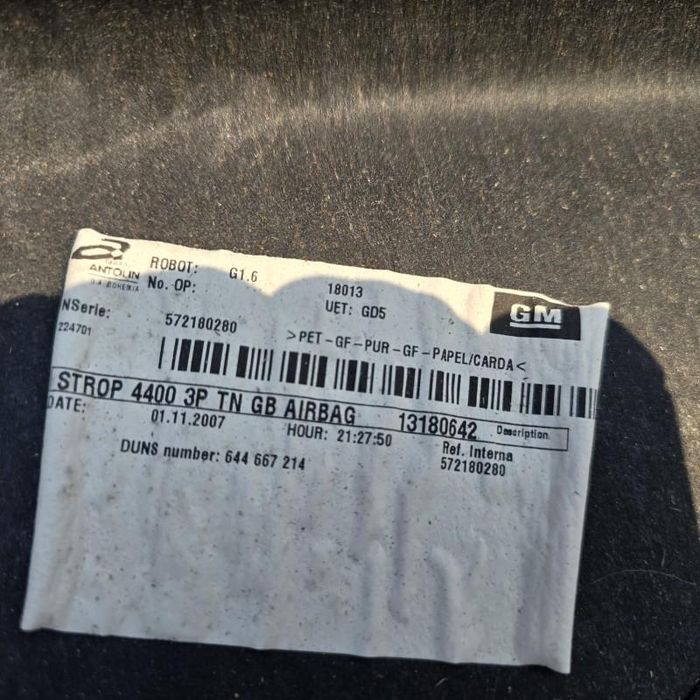 Plafon interior - tapiterie plafon Opel Corsa D facelift